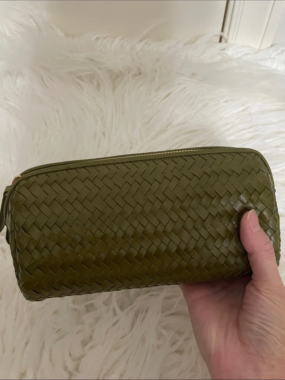 Madewell The Signature Woven Zip Pouch
